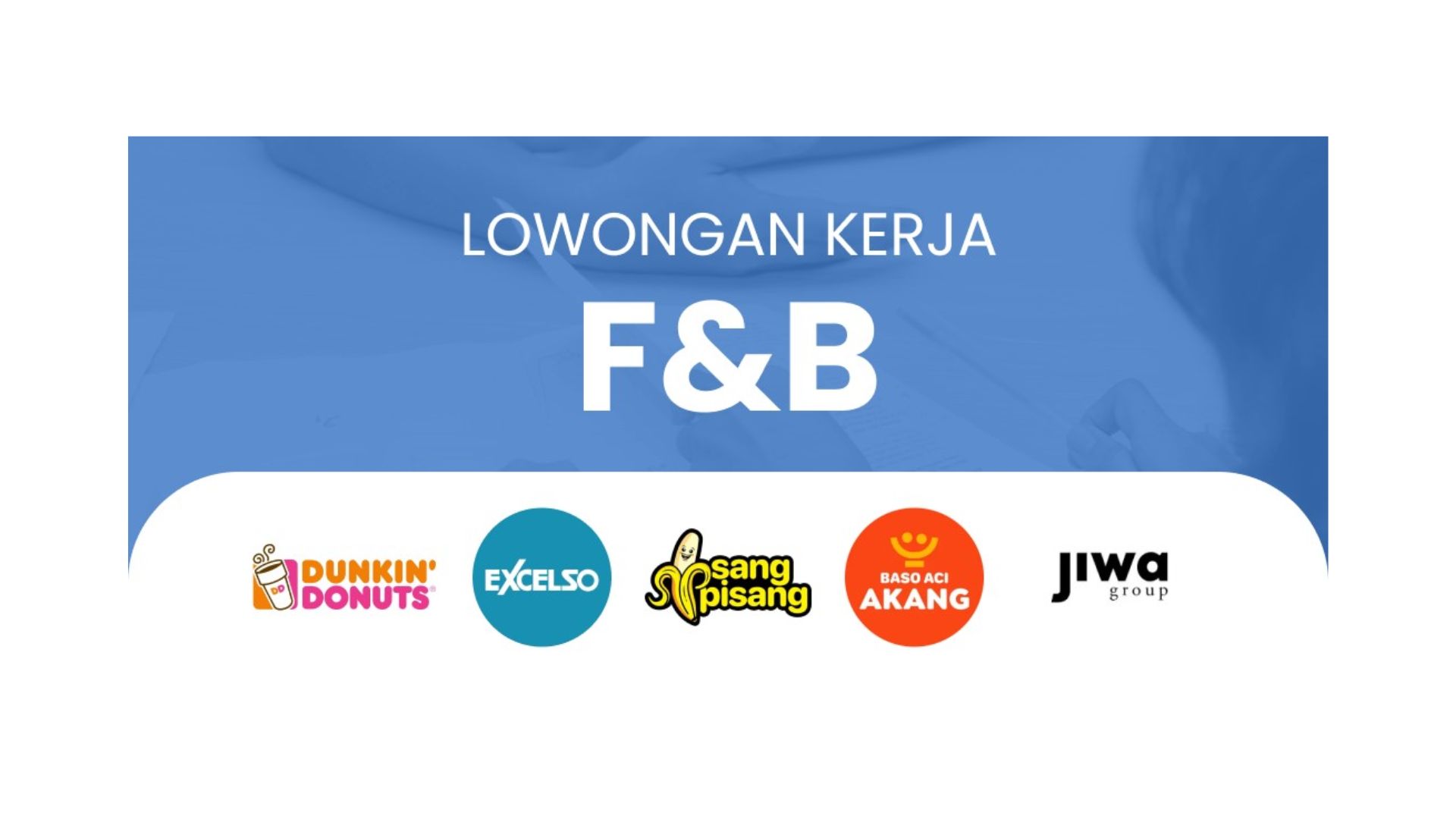 Daftar Lowongan Kerja Industri F&B di Indonesia