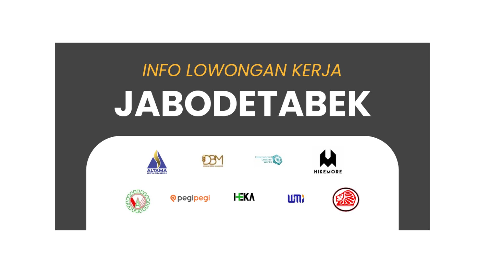 Daftar Lowongan Kerja Pabrik Terbaru Oktober 2023