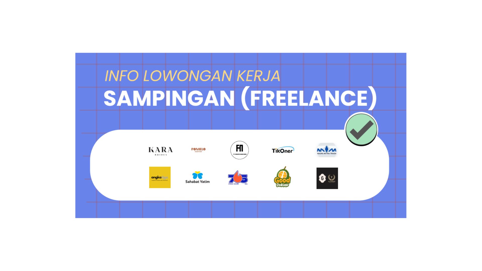 Daftar Loker Sampingan (Freelance) November 2023