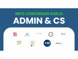 Daftar Loker Admin & Customer Service November 2023