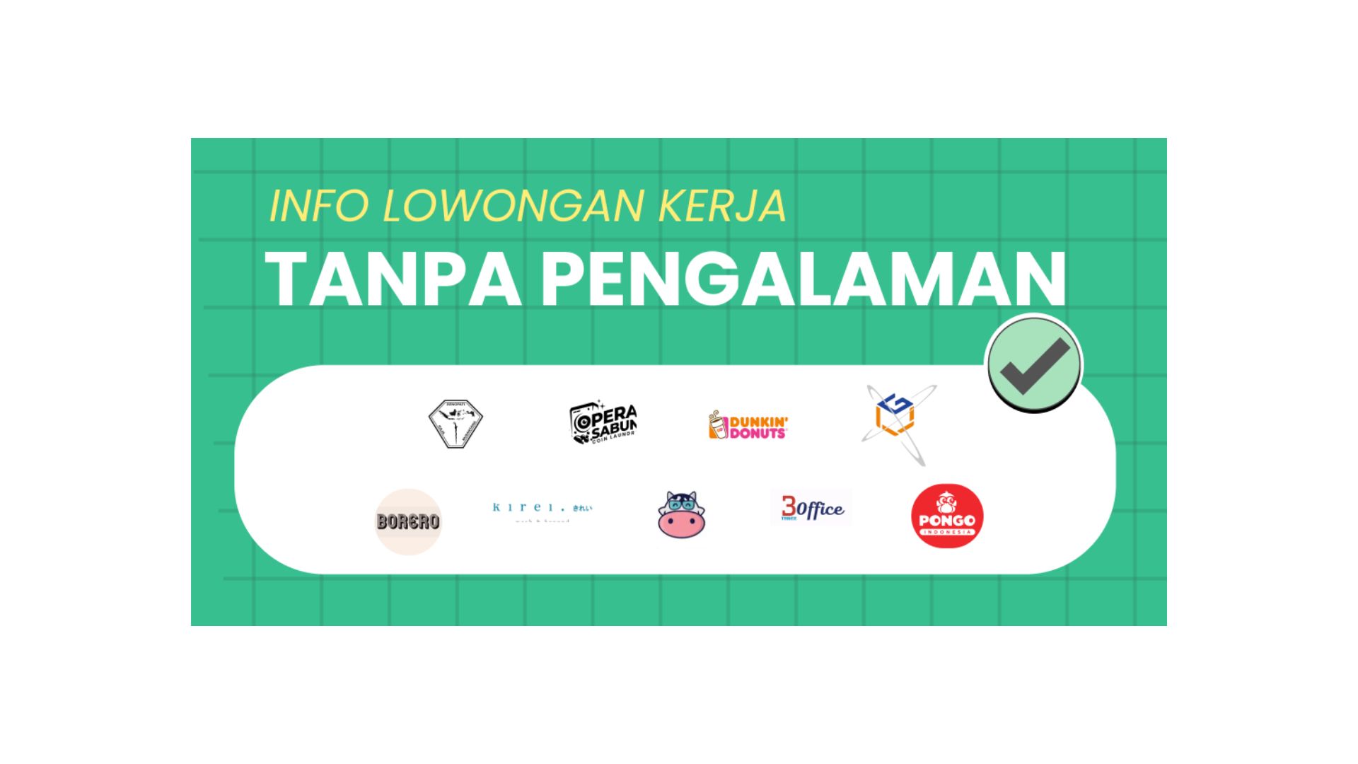 Daftar Lowongan Kerja Tanpa Pengalaman Desember 2023