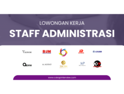 Daftar Lowongan Kerja Staff Administrasi di Indonesia