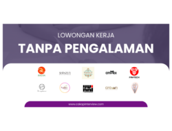 Daftar Lowongan Kerja Tanpa Pengalaman April 2024