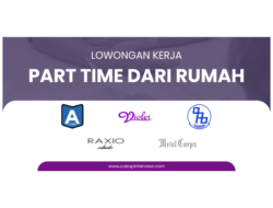 Daftar Lowongan Kerja Parttime/Freelance dari Rumah